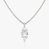 0.25CT - 1.0CT Marquise Solitaire F-VS Lab Grown Diamond Necklace