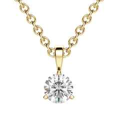 0.25CT- 1.50CT Round F-VS Lab Grown Diamond Solitaire Necklace
