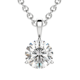 0.25CT- 1.50CT Round F-VS Lab Grown Diamond Solitaire Necklace