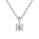 0.25CT - 1.50CT Round Solitaire F-VS Lab Grown Diamond Necklace