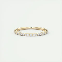 1.5mm Round EF- VVS Lab Grown Diamond Full Eternity Wedding Band