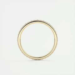 1.5mm Round EF- VVS Lab Grown Diamond Full Eternity Wedding Band