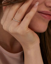 1.80mm Round EF- VVS Lab Grown Diamond Half Eternity Wedding Band