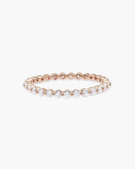 1.5mm Round EF- VVS Lab Grown Diamond Full Eternity Wedding Band