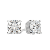 0.50CT - 2.0CT Cushion Solitaire F-VS Lab Grown Diamond Earrings