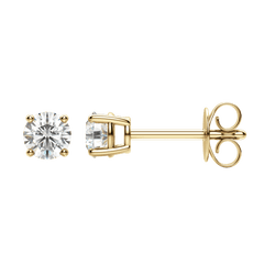 0.50CT - 4.0CT Round Solitaire F-VS Lab Grown Diamond Earrings