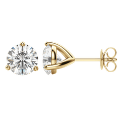 0.50CT - 4.0CT Round Solitaire F-VS Lab Grown Diamond Earrings