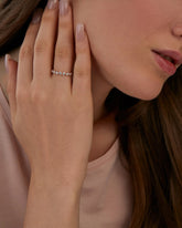 2.0mm Round Cut EF- VVS Lab Grown Diamond Full Eternity Floating Wedding Band