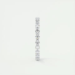 1.80mm Round EF- VVS Lab Grown Diamond Full Eternity Bubble Wedding Band