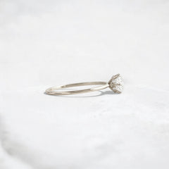 0.70ct-golden-round-cut-moissanite-diamond-engagement-ring-white-gold-gemfora-4