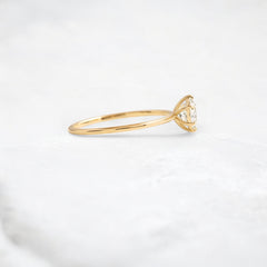 0.70ct-round-moissanite-engagement-ring-handcrafted-six-prong-tab-design-romantic-love-gift-for-her-yellow-gold-gemfora-3