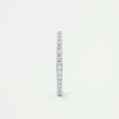 2.0mm Round EF- VVS Lab Grown Diamond Full Eternity Wedding Band