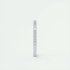 1.8mm Round EF- VVS Lab Grown Diamond Full Eternity Wedding Band