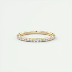 2.0mm Round EF- VVS Lab Grown Diamond Full Eternity Wedding Band