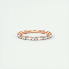 1.8mm Round EF- VVS Lab Grown Diamond Full Eternity Wedding Band