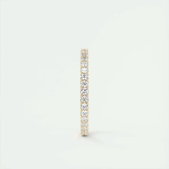 1.8mm Round EF- VVS Lab Grown Diamond Full Eternity Wedding Band