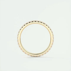 1.8mm Round EF- VVS Lab Grown Diamond Full Eternity Wedding Band