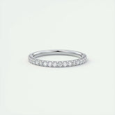 1.8mm Round EF- VVS Lab Grown Diamond Full Eternity Wedding Band