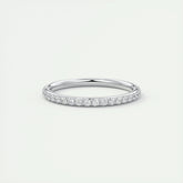 2.0mm Round EF- VVS Lab Grown Diamond Full Eternity Wedding Band