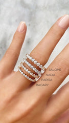 1.80mm Round Shaped Lab Grown Diamond Full Eternity Wedding Band