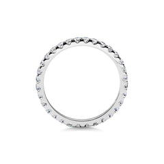 1.80mm Round Shaped Lab Grown Diamond Full Eternity Wedding Band