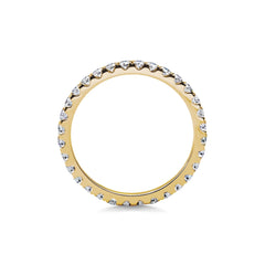 1.80mm Round Shaped Lab Grown Diamond Full Eternity Wedding Band