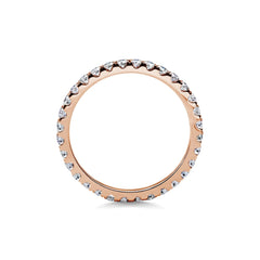 1.80mm Round Shaped Lab Grown Diamond Full Eternity Wedding Band