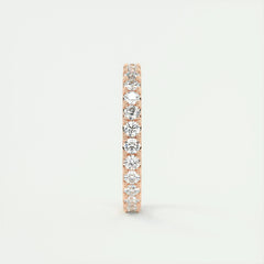 2.0mm Round EF- VVS Lab Grown Diamond Full Eternity Wedding Band