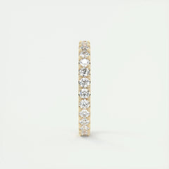 2.0mm Round EF- VVS Lab Grown Diamond Full Eternity Wedding Band