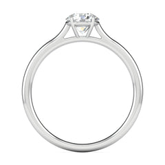 1.02ct Round F- VS2 Lab Grown Diamond Solitaire Engagement Ring