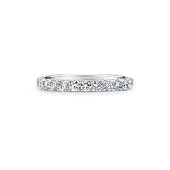 2.50mm Round Shaped Lab Grown Diamond Full Eternity Wedding Band