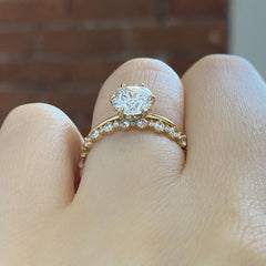 1.32ct-golden-round-cut-moissanite-diamond-engagement-ring-yellow-gold-gemfora-4