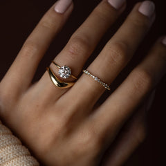 1.32ct-golden-round-cut-moissanite-diamond-engagement-ring-yellow-gold-gemfora-7