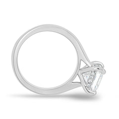 1.50ct Princess Hidden Halo D-VS2 Lab Grown Diamond Engagement Ring