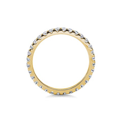 3.0mm Round Full Eternity Lab Grown Diamond Wedding Band