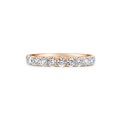 3.0mm Round Full Eternity Lab Grown Diamond Wedding Band