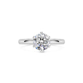 1.5ct Round F- VS1 Lab Grown Diamond Solitaire Engagement Ring