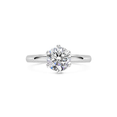 1.5ct Round F- VS1 Lab Grown Diamond Solitaire Engagement Ring