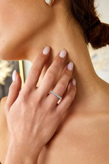2.0mm Round Stones Full Eternity Lab Grown Diamond Wedding Band