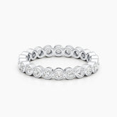 2.0mm Round Stones Full Eternity Lab Grown Diamond Wedding Band