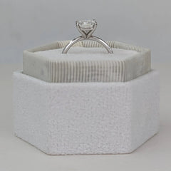 1.81ct Cushion G- VS2 Lag Grown Diamond Solitaire Engagement Ring