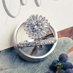 Round Brilliant Cut Half Eternity Wedding Band