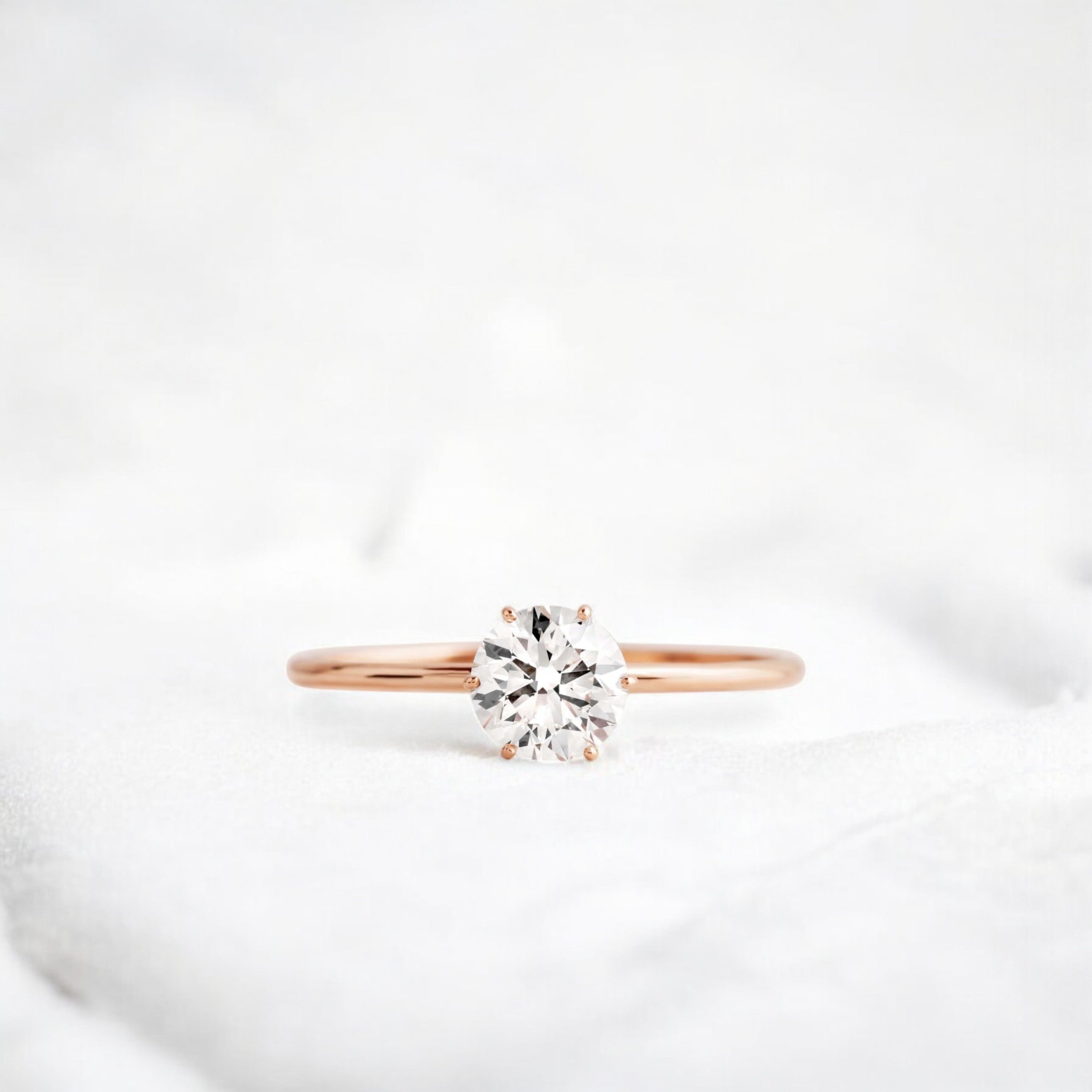 1ct-golden-round-cut-moissanite-diamond-engagement-ring-rose-gold-gemfora-1