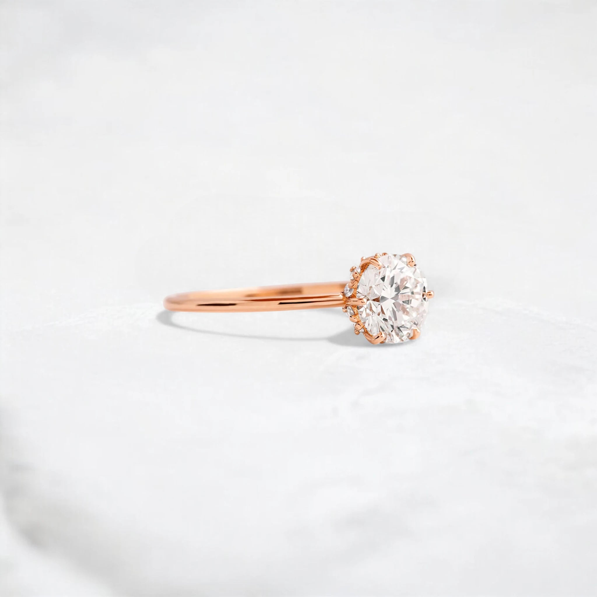 1ct-golden-round-cut-moissanite-diamond-engagement-ring-rose-gold-gemfora-2