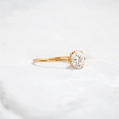 1ct-golden-round-cut-moissanite-diamond-engagement-ring-yellow-gold-gemfora-2