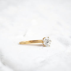 1ct-golden-round-cut-moissanite-diamond-engagement-ring-yellow-gold-gemfora-2