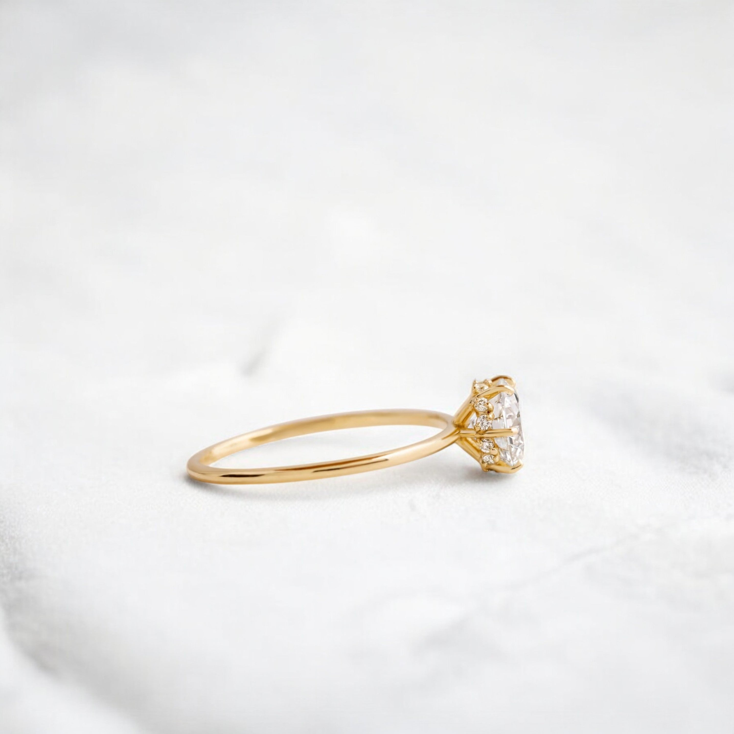 1ct-golden-round-cut-moissanite-diamond-engagement-ring-yellow-gold-gemfora-3