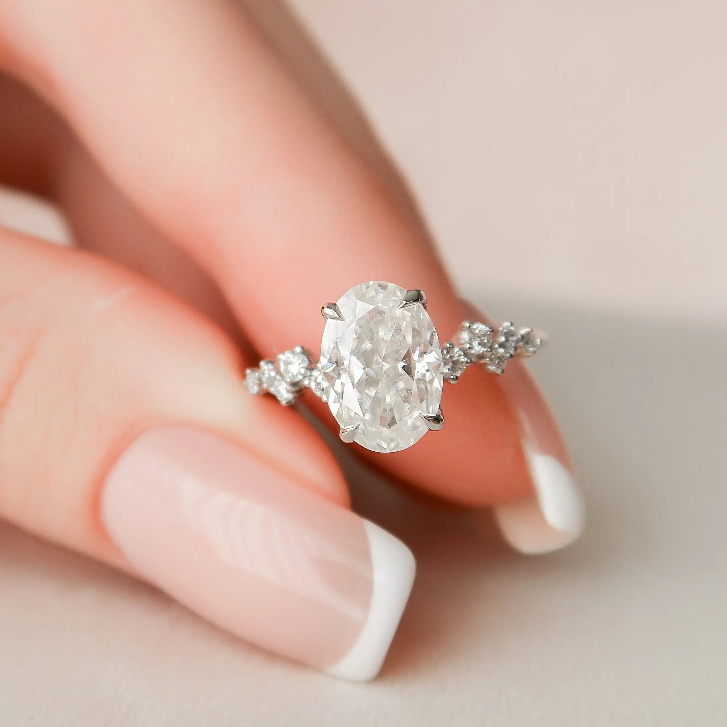 2-ct-oval-cut-lab-grown-diamond-unique-cluster-engagement-ring-gemfora