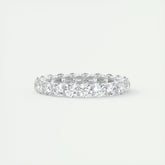 3.0mm Round EF- VVS Lab Grown Diamond Full Eternity Wedding Band