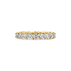 3.0mm Round Full Eternity Lab Grown Diamond Stackable Wedding Band